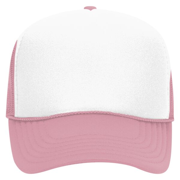 5 Panel Mid Profile Mesh Back Trucker Hat Thumbnail