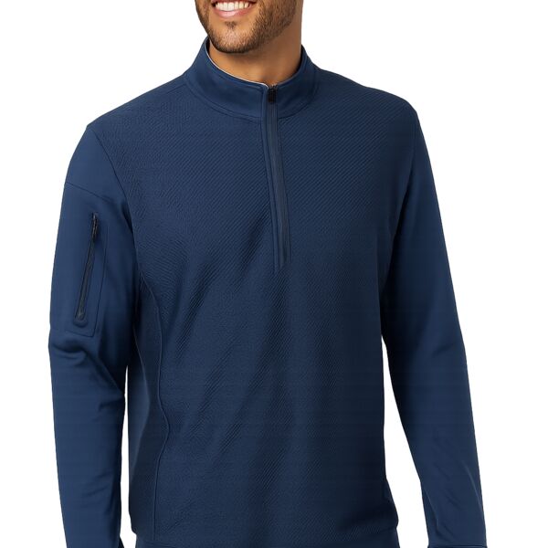 Performance Textured Quarter-Zip Pullover Thumbnail