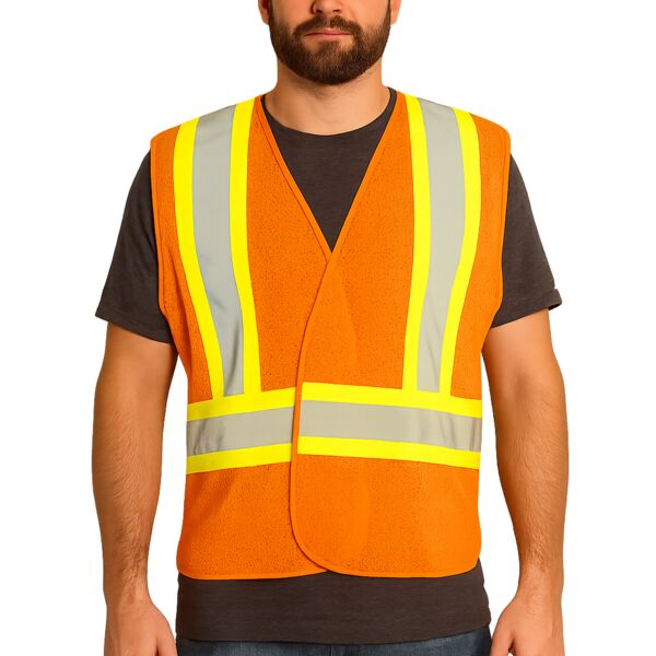 5 Pt. Tearaway Mesh Traffic Vest Thumbnail