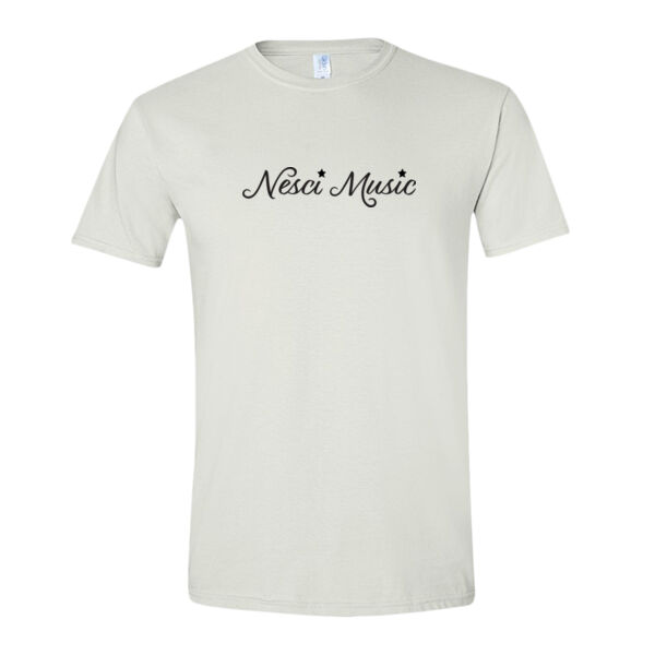 Unisex Nesci Music White Tee  Thumbnail